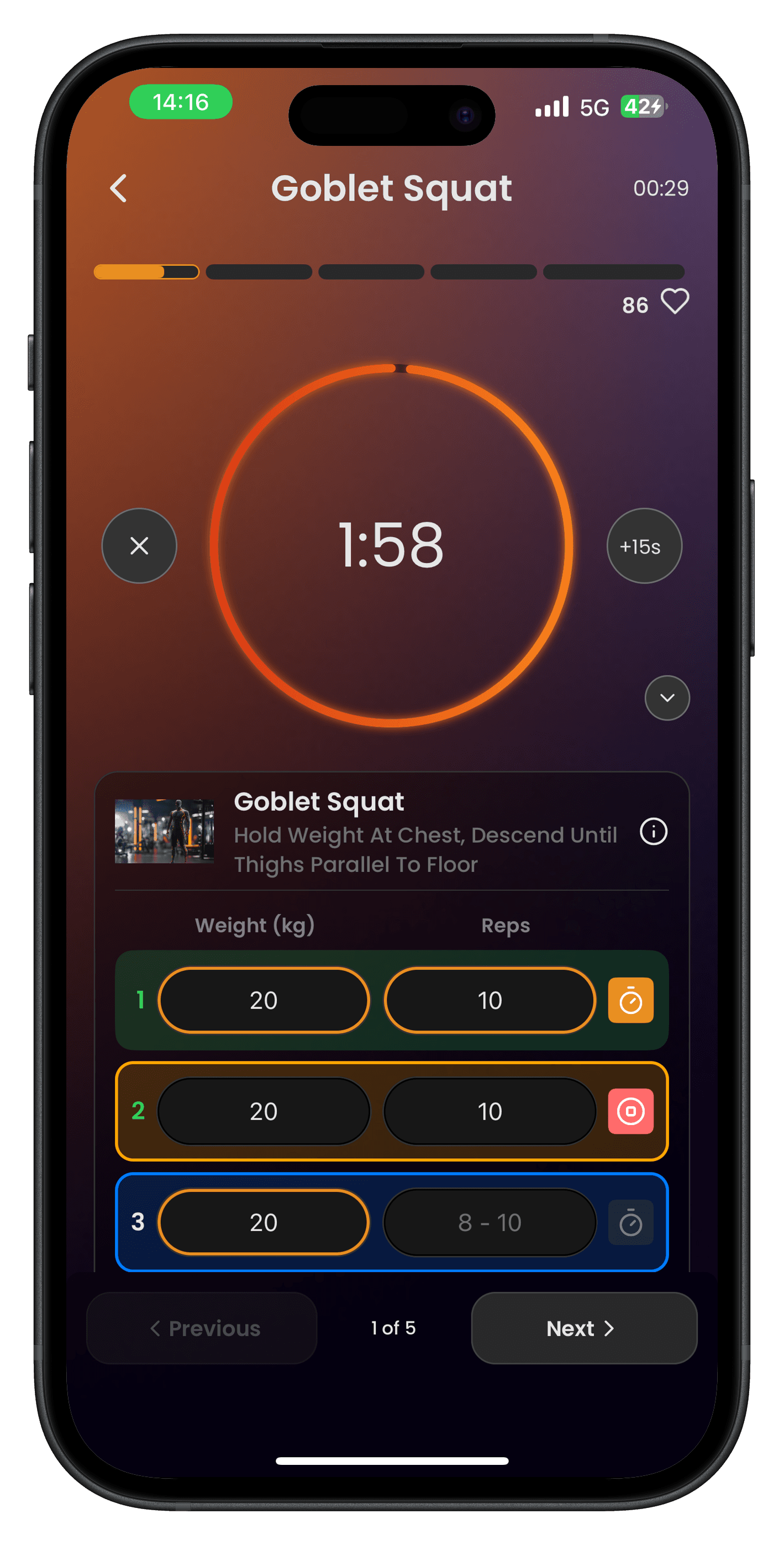 Track Your Workouts, even as a Trainer Screenshot
