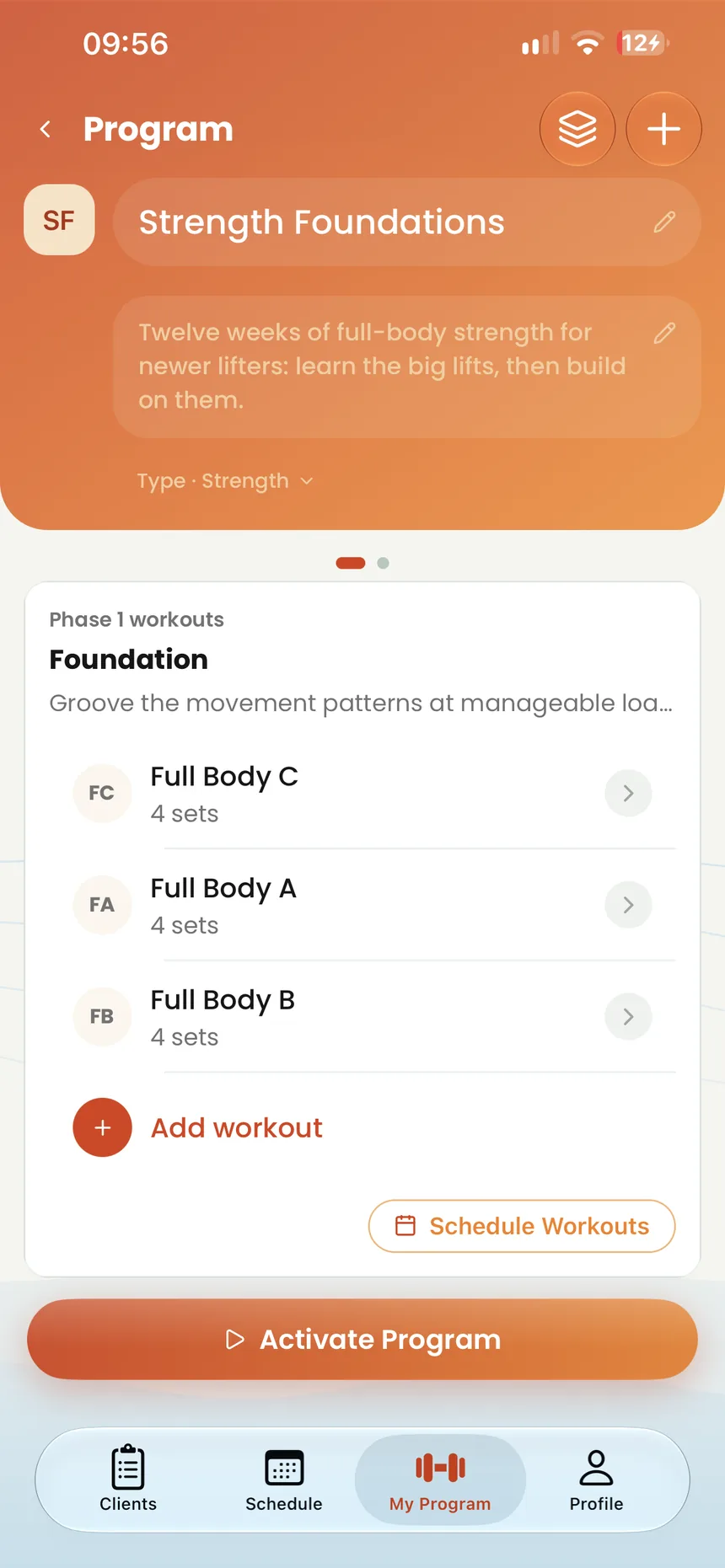An AI-generated Strength Foundations program in Hijack